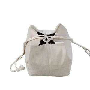 100% Cotton Canvas Drawstring Bags Draw String Dust Bag for Gifts Packing