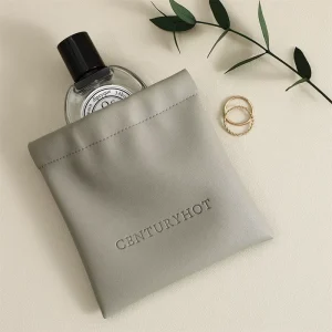 12*12cm Automatic Close PU Leather Shrapnel Bag Cosmetic Lipstick Pouch Bag Makeup Packing Bag Jewelry Pouch with Logo