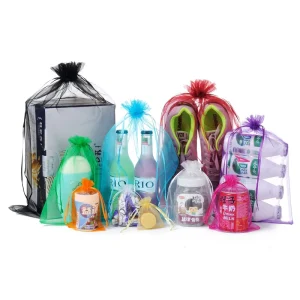 13*18cm Organza Gift Bags Luxury Jewellery Pouch XMAS Wedding Party Candy Bags