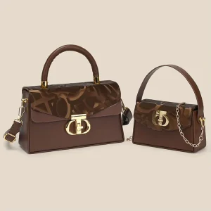 2 pieces Set New Box Design Designer Shoulder Bag for Women Luxury Set Sac Daily Shopping Handbags