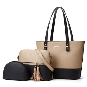 3 Piece Set New Elegant Single Shoulder Crossbody Handbag Set Mother Daughter Bag