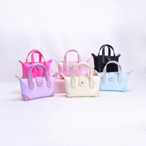6 Colors Detachable Adjustable Strap Kids Women Travel Purse Zipper Pouch Waterproof Nylon Crossbody Sling Bag Mini Tote Handbag
