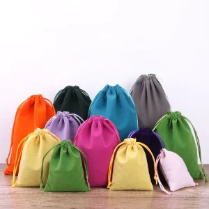 8x10cm Velvet Drawstring Bag Jewelry Dustproof Packaging Pouch Ring Lipstick Necklace Earring Jewelry Velvet Pouch