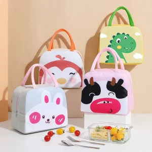 Aluminum Foil Thickened Lunch Bag Cartoon Cute Heat Preservation Bag Packed Lunch Bag