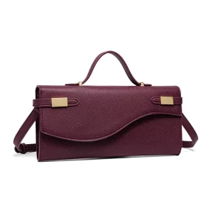 Autumn Winter New Fashionable Crossbody Handbag PU Material Vintage Style Small Square One-Shoulder Underarm Bag Portable Casual