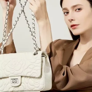 Autumn Winter Summer Ladies Genuine Leather Vintage Classic Chain Flap Portable Shoulder Crossbody Handbags New Design