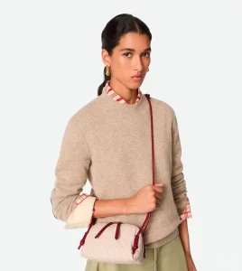 B&Y Stylish Genuine Leather Women Shoulder Crossbody Bag Luxury Designer Style Fashion Trending Diamond Lattice