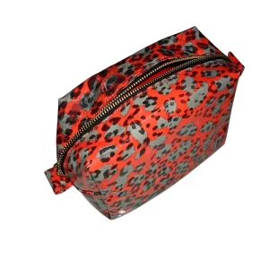 Baoshun Eco Friendly PVC Makeup Bag Zipper Closure Soft Handle Large Capacity Foldable Water Resistant Customizable Patterns