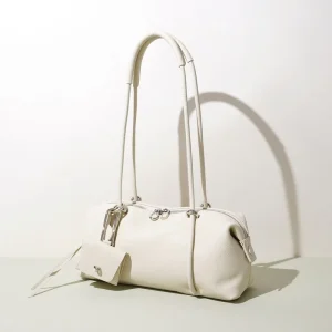 Best Sale High Quality Genuine Leather Lady Fashion Vintage Zip Closure Shoulder Handbag with Leisure Style