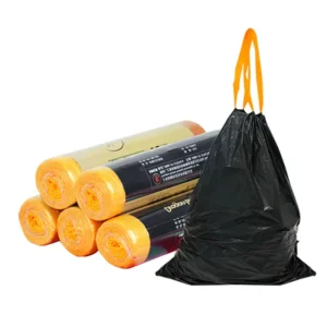 Biodegradable Disposable Plastic Dustbin Poly Bag Trash Garbage Bag with Drawstring