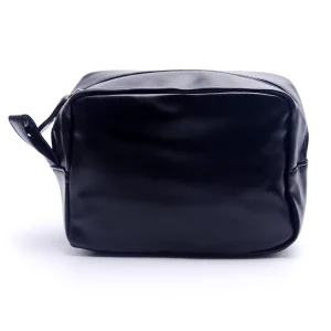 Black Grooming Bag PU Travel Organizer Dopp Kit 25pcs Lot GA Warehouse Shaving Bag for Toiletries Accessories DOM106137