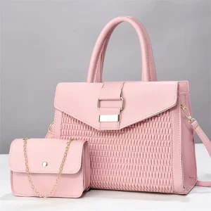 Branded Medium Sized High Quality Vintage Fashion Women Shoulder Handbag with logo