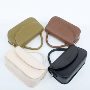 Bulk Women Casual Top Handle Crossbody Bags Saddle Flap Satchel Purse Lightweight Durable Shoulder Handbag for Ladies