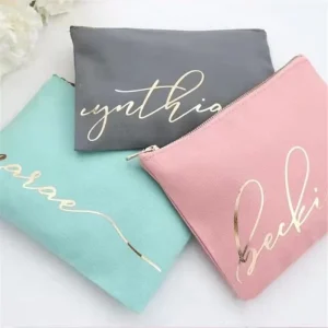 Canvas Cosmetic Bag Clutch Bag Women’s Multi functional Storage Cosmetic Bag