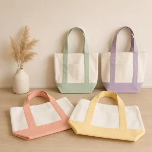 Canvas Tote Bag Heavyweight Cotton Oversized Reusable Shoulder Bag With Front Pocket For Grocery Beach Travel Everyday Work