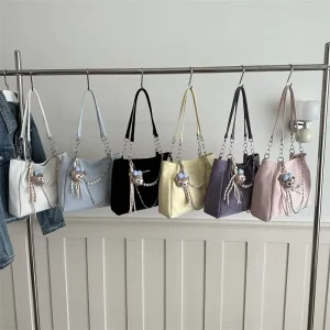 Casual Tote Bag With Purse Women Handbags Retro Leather Shoulder Bags for Ladies Vintage Big Capacity Crossbody Hand Bag