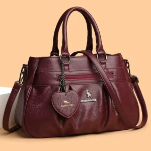 Casual Women’s Handbag Middle aged Mother Bag Tote Crossbody Bag Commuting Shoulder Bag for Women