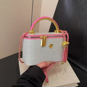 Chain Handbags Box Designer Shoulder Bags Small Top Handle Women’s Luxury Purses
