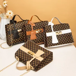 Classic Luxury Women Pu Handbag for Women Luxury Private Label Handbags Ladies