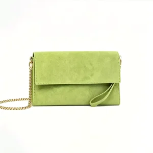 Clutch Genuine Leather Flap Shoulder Bag Womens Crossbody Purse Minimalist Small Messenger Daily Fashion Custom OEM Supplier