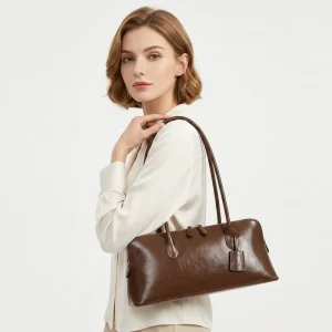 Collection Vegan Leather Tote Shoulder Bag Customizable Zipper Crossbody Simple Stylish Bag New Fashion Women PU Handbags