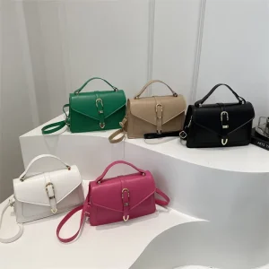 Color Small Pillow Bag Soft Lightweight Foldable Luxury Casual Handbag for Women High Quality Polyester Lining
