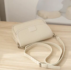 Colorful PU Crossbody Bag for Women Small Square Shoulder Bag