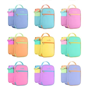 Cooler Lunch Bag School Kids Family Multi Pockets Functional Portable Customized Waterproof Easy Clean Outdoor Hiking Camping