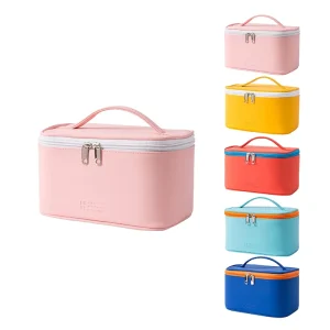 Cosmetic Bag Set of 3 Makeup Bag for Purse Pouch Travel Beauty Zipper Organizer Bag Gifts for Girl Women