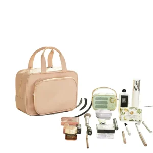 Cosmetic Bag for Women Large Capacity High-value PU High-grade Portable Travel Cosmetics Waterproof Storage Bag
