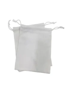 Cotton Drawstring Bag Double Drawstring Cotton Storage Dust Bag Eco friendly Canvas Drawstring Bag