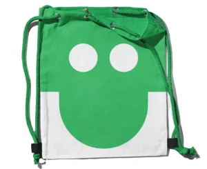 Cotton Drawstring Bag with Pattern Printed