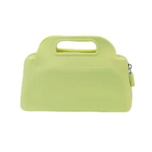 Creative New Design of Silicone Women’s Fashionable and Versatile Cosmetic Handbag a Waterproof Zipper and a Coin Purse