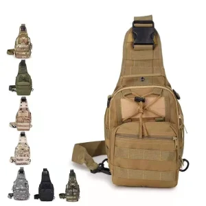 Cross Body Sling Bag Tactical Camping Hiking Shoulder Rig Chest Bags MolleTactical For Men Accessory Pouch