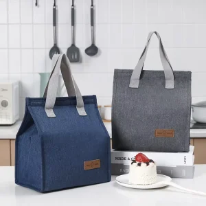 Cross-Border Oxford Cloth Insulated Lunch Bag with Handbag Design Student Outdoor Portable Foldable Ice Bag Model RH247