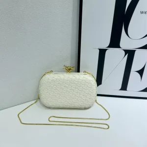 Cross border European American High end Woven Square Shoulder Clutch Crossbody Bag Fashion Dinner Women’s Chain