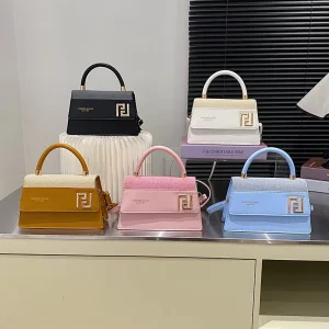 Cross-border Foreign Trade Small Women’s Single Shoulder Crossbody Bag Letter Decoration Cover Spring New