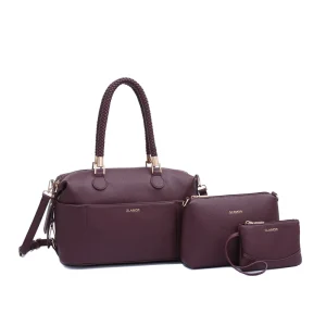 Cross border Lady Fashion Trendy Hot selling High Quality Soft PU 2 in 1 Waterproof ZIP Closure Single Strap Shoulder BagG818#