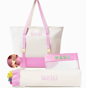 Cross border Large Capacity Mahjong 3 Piece Storage Bag Premium Portable Travel Cosmetic Bag and Hand held Storage Pouch