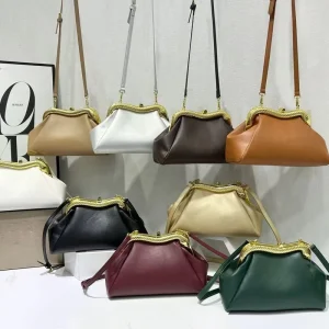 Cross border New Solid Color PU Women’s Leisure Shoulder Crossbody Bag Diamond Buckle Urban Simplicity Style Single Daily 3308#