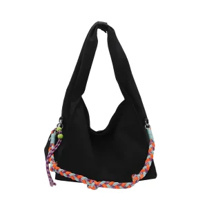 Cross border New Spring Summer Korean style Large capacity Nylon Zipper Closure Crossbody Shoulder Tote Bags for Men Women