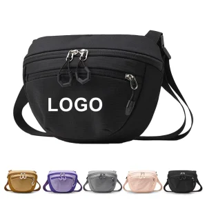 Cross border Outdoor Sports Waterproof Nylon Shoulder Messenger Bag Hiking Crossbody Bag Custom logo