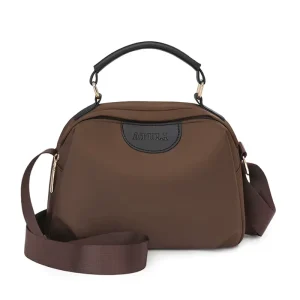Cross border Summer Small Square Women’s Bag Simple Oxford Cloth Solid Color Travel Crossbody Shoulder Bag
