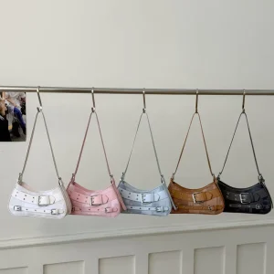 Cross-border Trendy Cyber Celebrant Handbag Women’s Bag Summer New Belt Decorative Shoulder Bag All-match Underarm Bag