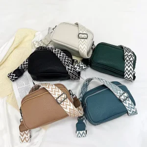Crossbody Bags for Women Trendy Leather Crossbody Purse Women’s Shoulder Handbags with Adjustable Strap