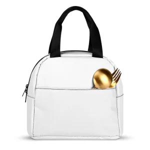 Custom 1 MOQ Eco-friendly Durable Polyester Insulated Lunch Bag Zipper Closure Waterproof Thermal Food Tote Refrigerated Meal