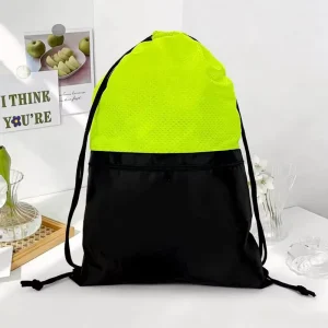 Custom Black Drawstring Dustproof Storage Bag Portable Organizer for Shoes Handbags Clothing Makeup Travel