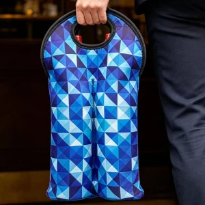 Custom Brand Wine Bag Cooler Carrier Custom Insulated Wine Cooler Tote Gift Bag logo Wine Bottle Holder Bag Sleeve Cooler Tote