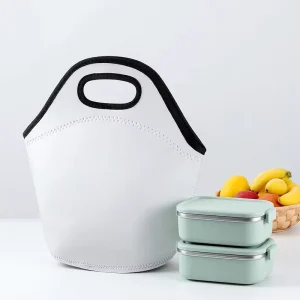 Custom Cute Neoprene Kids Lunch Bag Eco Friendly Durable Insulated Leak Proof Food Bag for Children School Travel