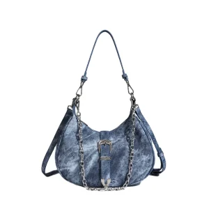 Custom Design Ladies Handbags Vintage Crossbody Bag Luxury Chain Underarm Shoulder Bags for Women